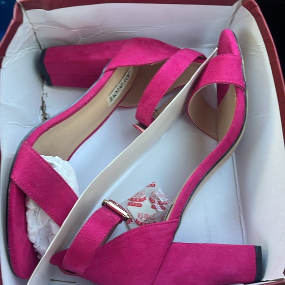 NWT JOY IN LOVE 3.5" Chunky‎ Block Heels,  Ankle Strap - Picture 7 of 7